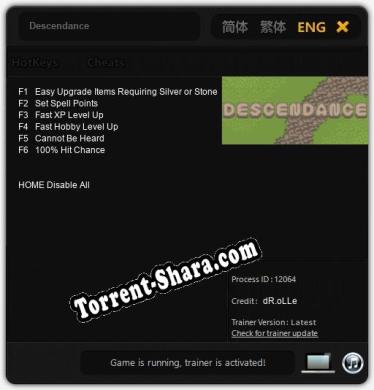 Descendance: Трейнер +6 [v1.2]