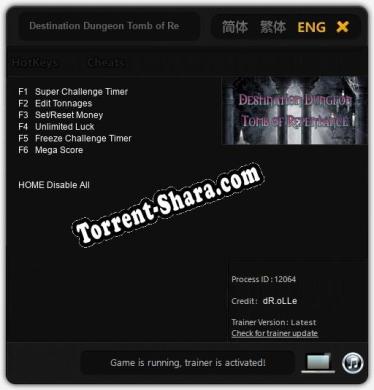 Destination Dungeon Tomb of Repentance: Читы, Трейнер +6 [dR.oLLe]