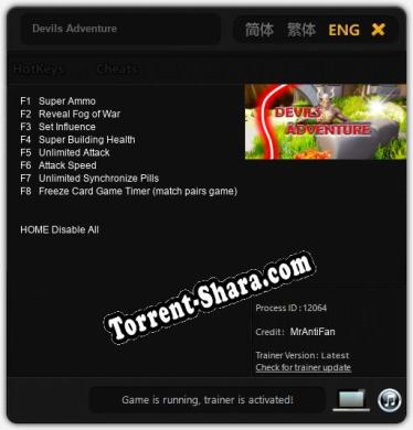 Devils Adventure: Читы, Трейнер +8 [MrAntiFan]