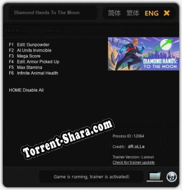 Diamond Hands To The Moon: Читы, Трейнер +6 [dR.oLLe]