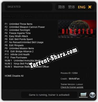 DIGESTED: ТРЕЙНЕР И ЧИТЫ (V1.0.19)