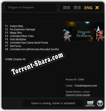 Doggos in Dungeon: Трейнер +8 [v1.3]
