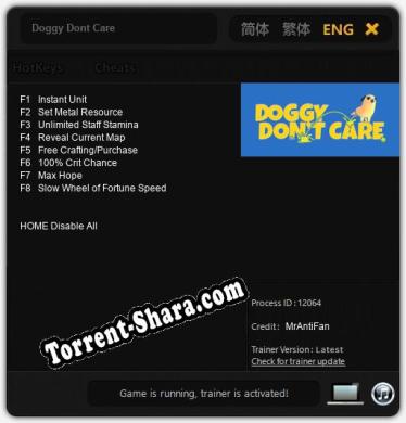 Doggy Dont Care: Читы, Трейнер +8 [MrAntiFan]