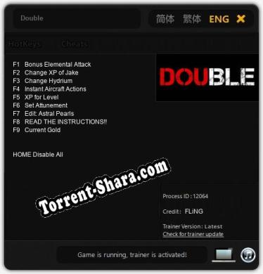 Double: Читы, Трейнер +9 [FLiNG]