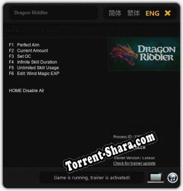 Трейнер для Dragon Riddler [v1.0.1]