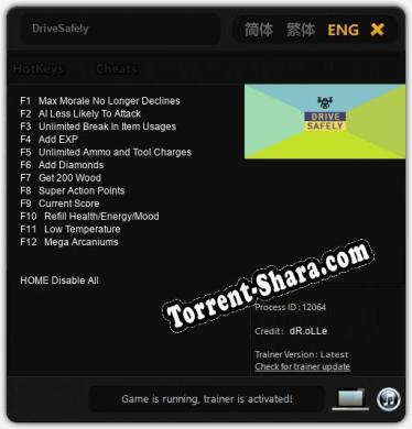 DriveSafely: ТРЕЙНЕР И ЧИТЫ (V1.0.85)
