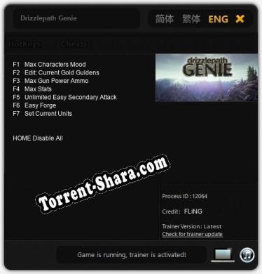 Drizzlepath Genie: Читы, Трейнер +7 [FLiNG]
