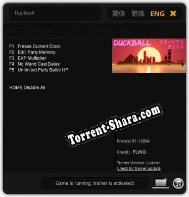 Трейнер для Duckball [v1.0.3]