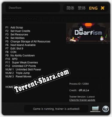 Dwarfism: Трейнер +15 [v1.3]