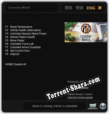 Economy World: ТРЕЙНЕР И ЧИТЫ (V1.0.60)