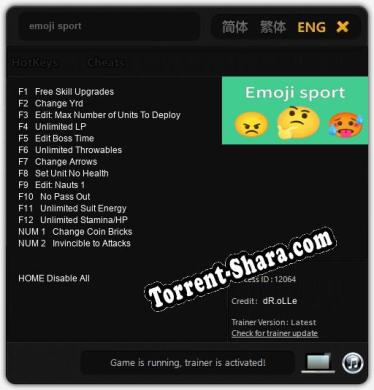 emoji sport: Трейнер +14 [v1.9]