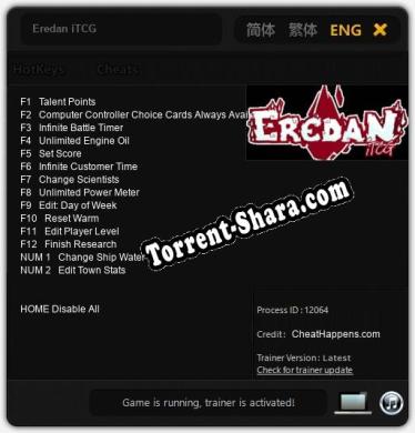 Eredan iTCG: Читы, Трейнер +14 [CheatHappens.com]