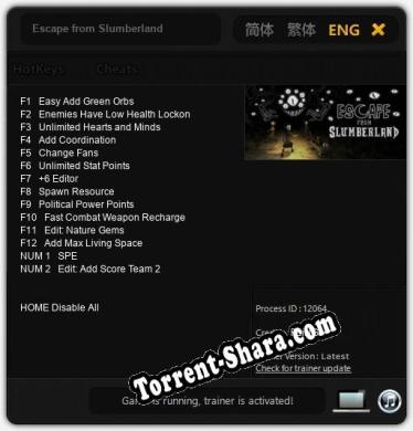 Escape from Slumberland: Трейнер +14 [v1.1]
