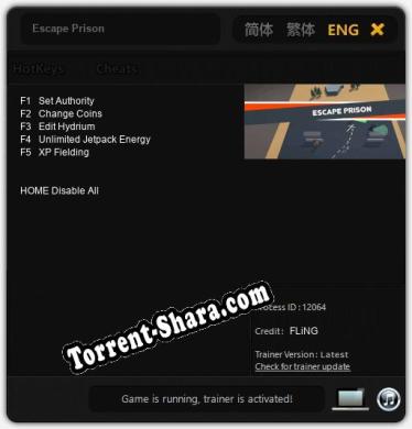 Escape Prison: ТРЕЙНЕР И ЧИТЫ (V1.0.29)