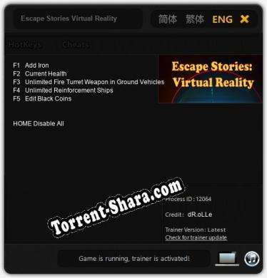 Escape Stories Virtual Reality: Читы, Трейнер +5 [dR.oLLe]
