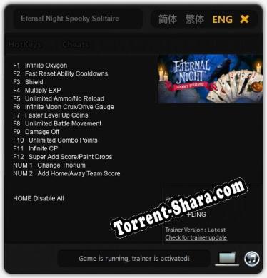Трейнер для Eternal Night Spooky Solitaire [v1.0.3]