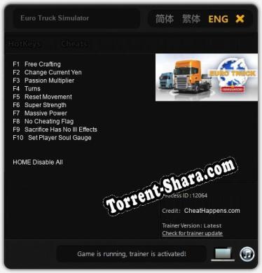 Euro Truck Simulator: Читы, Трейнер +10 [CheatHappens.com]