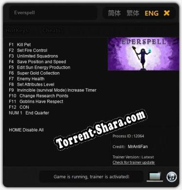 Everspell: ТРЕЙНЕР И ЧИТЫ (V1.0.80)