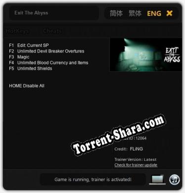 Exit The Abyss: Читы, Трейнер +5 [FLiNG]