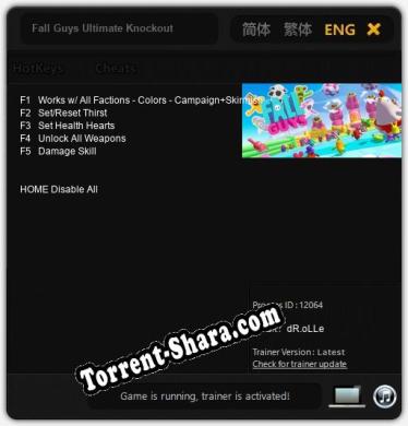 Fall Guys Ultimate Knockout: Читы, Трейнер +5 [dR.oLLe]