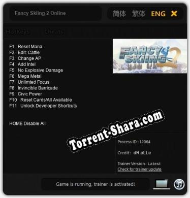 Fancy Skiing 2 Online: Читы, Трейнер +11 [dR.oLLe]