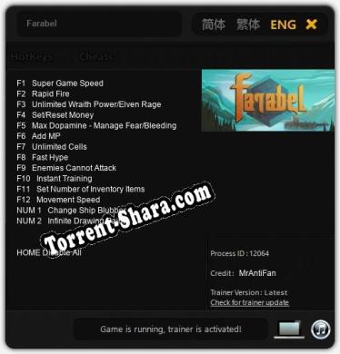Farabel: Трейнер +14 [v1.2]