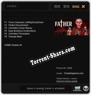 FATHER: Читы, Трейнер +6 [CheatHappens.com]