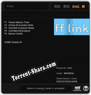 ff link: Трейнер +5 [v1.1]