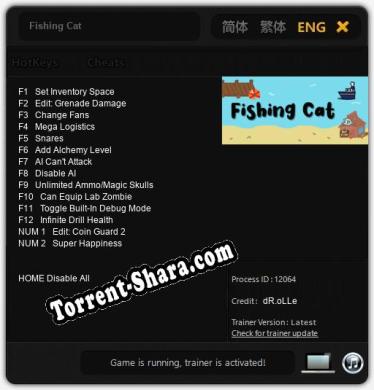 Fishing Cat: Читы, Трейнер +14 [dR.oLLe]