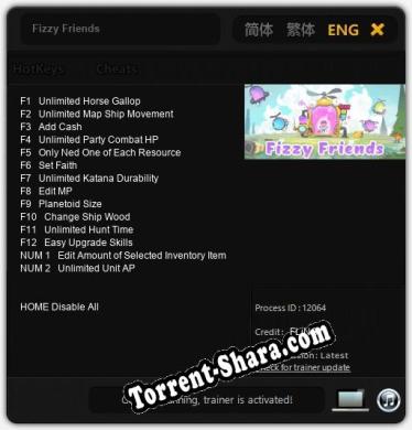Fizzy Friends: Читы, Трейнер +14 [FLiNG]