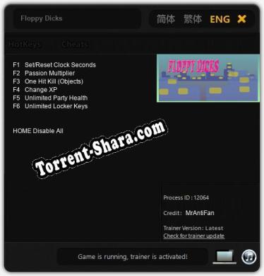Трейнер для Floppy Dicks [v1.0.6]