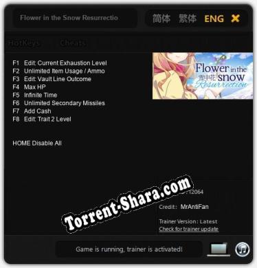 Flower in the Snow Resurrection: Читы, Трейнер +8 [MrAntiFan]
