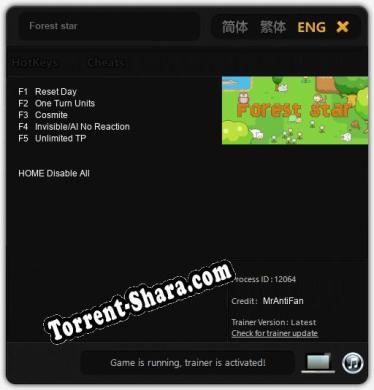 Forest star: ТРЕЙНЕР И ЧИТЫ (V1.0.87)