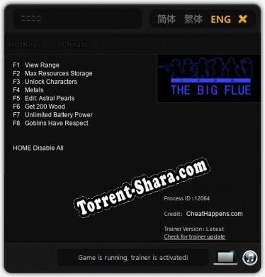 大号流感: Читы, Трейнер +8 [CheatHappens.com]