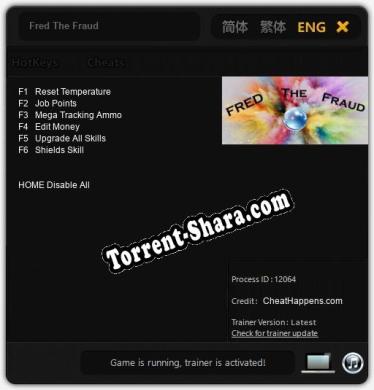 Трейнер для Fred The Fraud [v1.0.6]