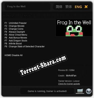 Frog In the Well: Читы, Трейнер +9 [MrAntiFan]