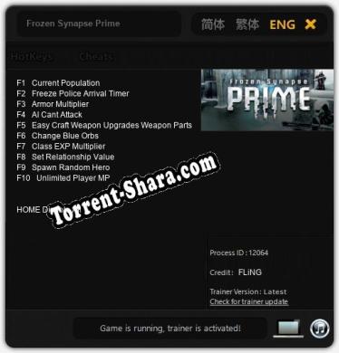 Frozen Synapse Prime: Читы, Трейнер +10 [FLiNG]