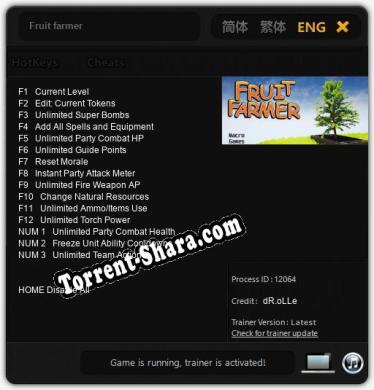 Fruit farmer: ТРЕЙНЕР И ЧИТЫ (V1.0.72)