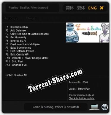 Furries  Scalies Friendswood: Читы, Трейнер +12 [MrAntiFan]