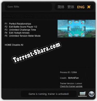 Gem Rifts: ТРЕЙНЕР И ЧИТЫ (V1.0.81)