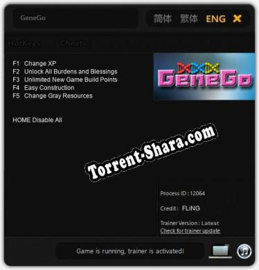 GeneGo: Читы, Трейнер +5 [FLiNG]