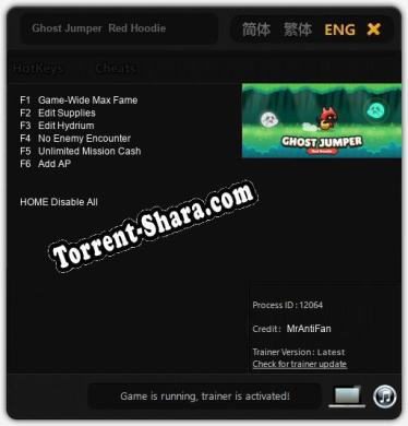 Ghost Jumper  Red Hoodie: Трейнер +6 [v1.8]
