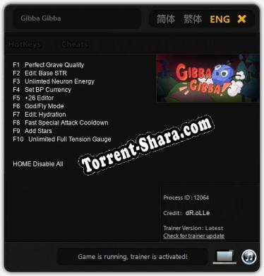 Gibba Gibba: ТРЕЙНЕР И ЧИТЫ (V1.0.48)
