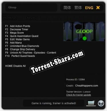 Трейнер для Gloop [v1.0.8]