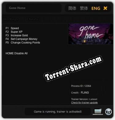 Gone Home: Читы, Трейнер +5 [FLiNG]
