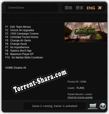 GreenGrass: ТРЕЙНЕР И ЧИТЫ (V1.0.45)