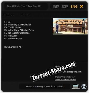Gun Of Fate  The Silver Gun Of Ylia: Трейнер +7 [v1.5]