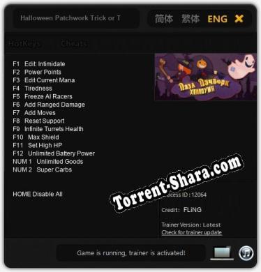 Halloween Patchwork Trick or Treat: Трейнер +14 [v1.2]