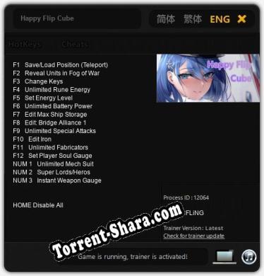 Трейнер для Happy Flip Cube [v1.0.2]