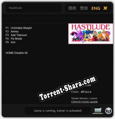 Hastilude: Трейнер +5 [v1.4]